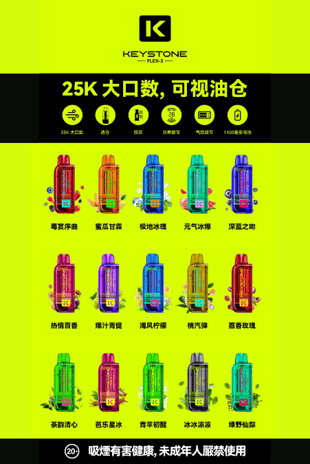鑰石 KEYSTONE FLEX-3 25000口