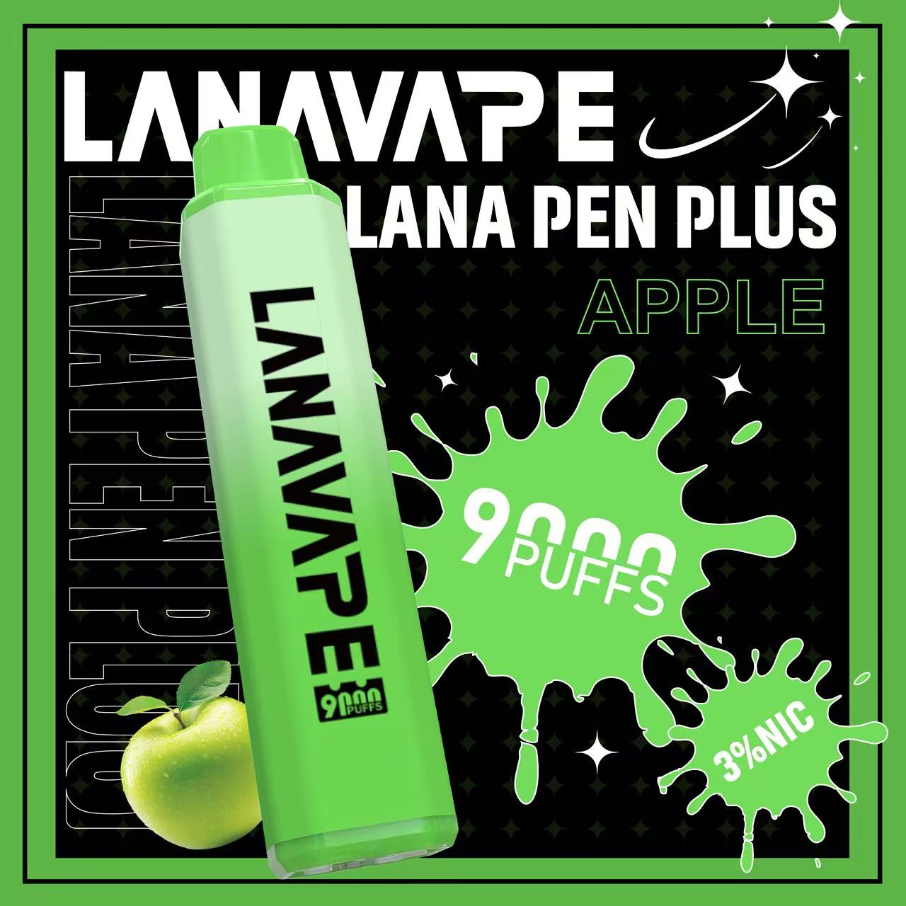 lana pen9000口蘋果